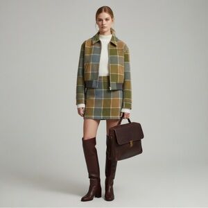 Miu Miu Checked blouson jacket It38